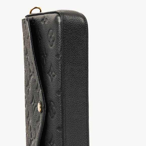 Louis Vuitton Felicie Black Monogram Empreinte Leather Pochette - Picture 5 of 16